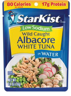 Low Sodium Albacore White Tuna in Water (Pouch)